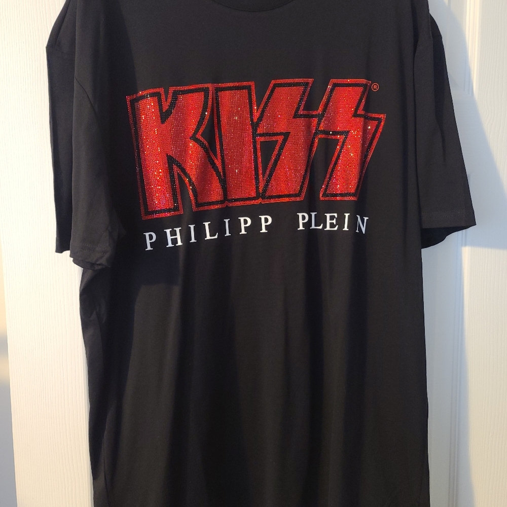 Philipp Plein Men's Crystal Studded T-Shirt